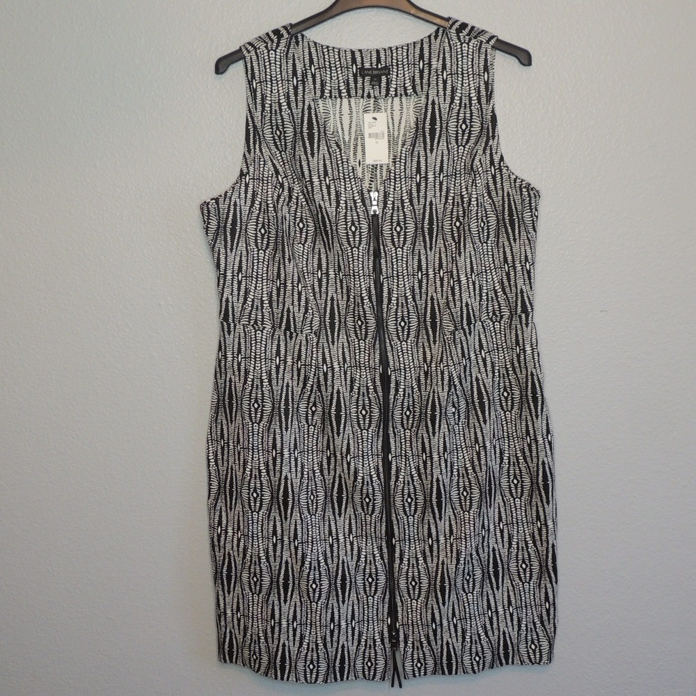 NWT Lane Bryant Dress sz 22 Short Sleeve Midi